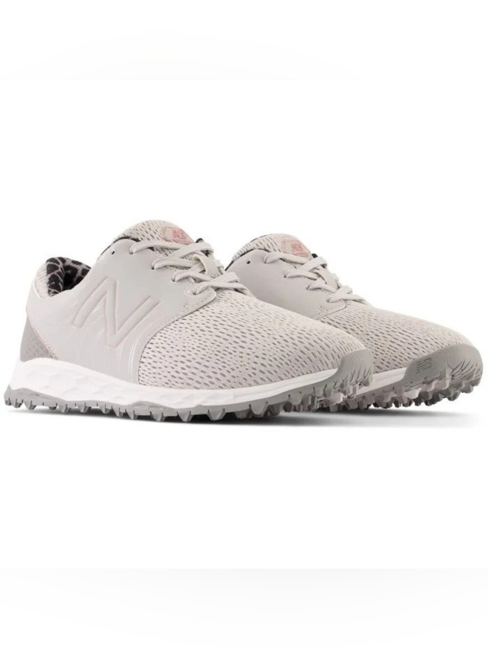 New In Box New Balance Womens Fresh Foam Breathe Golf Shoes - Light Grey Sz 6 - Picture 3 of 13